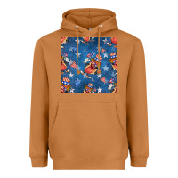Meerkat 4th of july hotdog seamless pattern Heavyweight Hoodie - BundleAndBundleShop