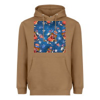 Toasted Coconut 4th of july hotdog seamless pattern Heavyweight Hoodie - BundleAndBundleShop