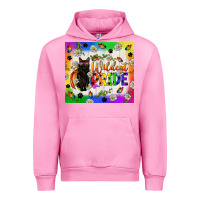 Fuchsia Pink Western LGBTQ+ With Sunflowers Urban Hoodie - BundleAndBundleShop