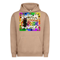 Pigment Burro Western LGBTQ+ With Sunflowers Urban Hoodie - BundleAndBundleShop