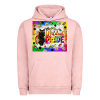 Pigment Salmon Western LGBTQ+ With Sunflowers Urban Hoodie - BundleAndBundleShop