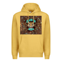 Antique Gold class of 2024 tiger Premium Hoodie - NancyCooperArtShop