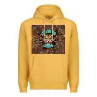 Mustard class of 2024 tiger Premium Hoodie - NancyCooperArtShop