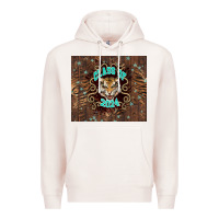 Pale Pink class of 2024 tiger Premium Hoodie - NancyCooperArtShop