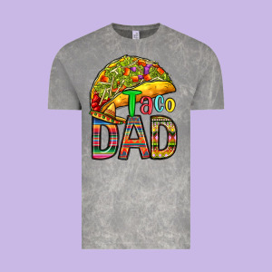 Taco Dad Vintage Tee Designed By Ranaportraitstore