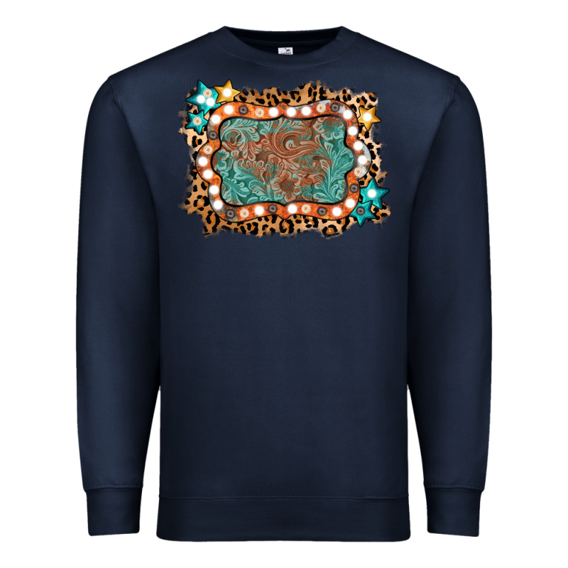 Light Western Frame Premium Sweatshirt by AdoDesignShop | Teevron