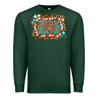 Sports Green light western frame Premium Sweatshirt - AdoDesignShop