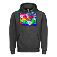 Charcoal Heather lgbtq gender bisexuality symbol Zipper Hoodie - HRA Design Shop
