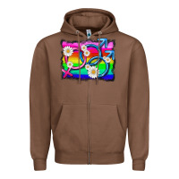 Chestnut lgbtq gender bisexuality symbol Zipper Hoodie - HRA Design Shop