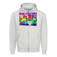 Dove Grey lgbtq gender bisexuality symbol Zipper Hoodie - HRA Design Shop