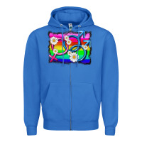 True Royal lgbtq gender bisexuality symbol Zipper Hoodie - HRA Design Shop