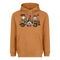 Meerkat camouflage gnomes american flag star truck Heavyweight Hoodie - Artiststas
