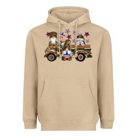 Mushroom camouflage gnomes american flag star truck Heavyweight Hoodie - Artiststas