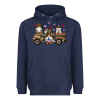 Navy camouflage gnomes american flag star truck Heavyweight Hoodie - Artiststas