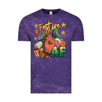 Cloud Purple festive af christmas black man sneakers Vintage Tee - RanaPortraitStore