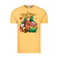 Vintage Mustard festive af christmas black man sneakers Vintage Tee - RanaPortraitStore