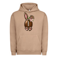 Pigment Burro American Football Easter Bunny Urban Hoodie - BundleAndBundleShop