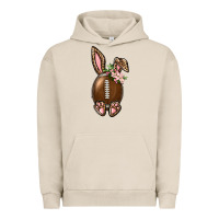 Pigment French Oak American Football Easter Bunny Urban Hoodie - BundleAndBundleShop