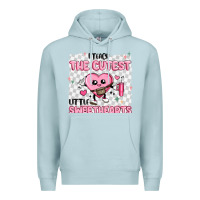 Blue Mist i teach the cutest little sweethearts Premium Hoodie - MaliasSmallBusiness