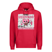 Cardinal i teach the cutest little sweethearts Premium Hoodie - MaliasSmallBusiness