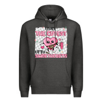 Charcoal Heather i teach the cutest little sweethearts Premium Hoodie - MaliasSmallBusiness