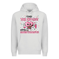 Dove Grey i teach the cutest little sweethearts Premium Hoodie - MaliasSmallBusiness