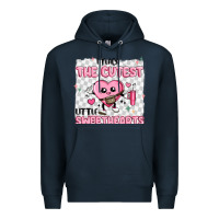 Navy i teach the cutest little sweethearts Premium Hoodie - MaliasSmallBusiness