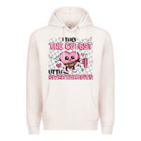 Pale Pink i teach the cutest little sweethearts Premium Hoodie - MaliasSmallBusiness