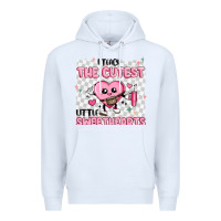 White i teach the cutest little sweethearts Premium Hoodie - MaliasSmallBusiness