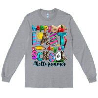 Heather Grey happy last day of school Long Sleeve Tee - Zillion Design Studio