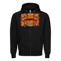 Black fall lips Zipper Hoodie - RacoonDesign