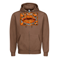 Chestnut fall lips Zipper Hoodie - RacoonDesign