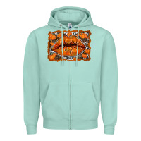 Seafoam fall lips Zipper Hoodie - RacoonDesign
