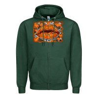 Sports Green fall lips Zipper Hoodie - RacoonDesign