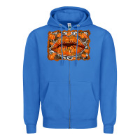 True Royal fall lips Zipper Hoodie - RacoonDesign