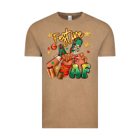 Vintage Coffee festive af christmas black kid sneakers Vintage Tee - RanaPortraitStore