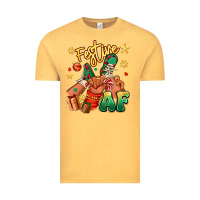 Vintage Mustard festive af christmas black kid sneakers Vintage Tee - RanaPortraitStore