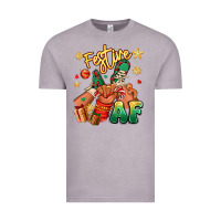 Vintage Zinc festive af christmas black kid sneakers Vintage Tee - RanaPortraitStore