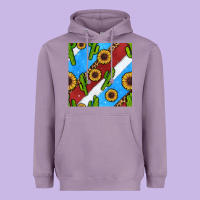 Western 4th Of July Seamless Pattern Heavyweight Hoodie Designed By Bundleandbundleshop