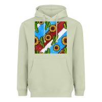 Matcha western 4th of july seamless pattern Heavyweight Hoodie - BundleAndBundleShop
