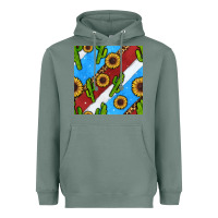 Sage western 4th of july seamless pattern Heavyweight Hoodie - BundleAndBundleShop