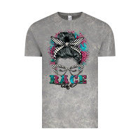 Cloud Rock race life  messy bun Vintage Tee - BarkalooDesign