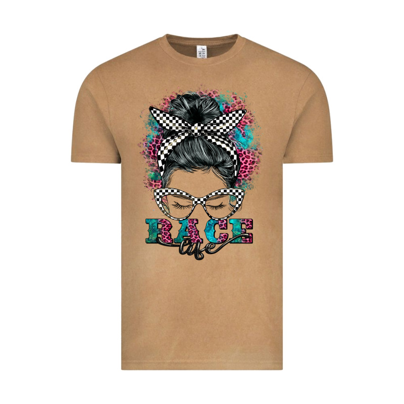 Race Life  Messy Bun Vintage Tee by BarkalooDesign | Teevron
