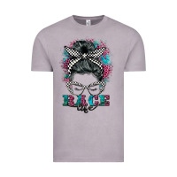 Vintage Zinc race life  messy bun Vintage Tee - BarkalooDesign