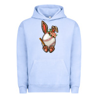 Pigment Grape Ice Baseball Easter Bunny Urban Hoodie - BundleAndBundleShop