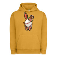 Pigment Peanut Butter Baseball Easter Bunny Urban Hoodie - BundleAndBundleShop