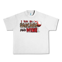 Lunar Rock i run on sarcasm and wine Urban Heavy Tee - Zillion Design Studio
