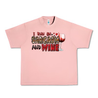 Salmon i run on sarcasm and wine Urban Heavy Tee - Zillion Design Studio