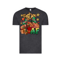 Vintage Black festive af christmas black girl children sneakers Vintage Tee - RanaPortraitStore