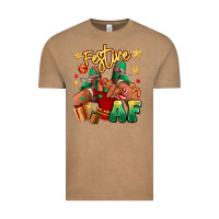 Vintage Coffee festive af christmas black girl children sneakers Vintage Tee - RanaPortraitStore